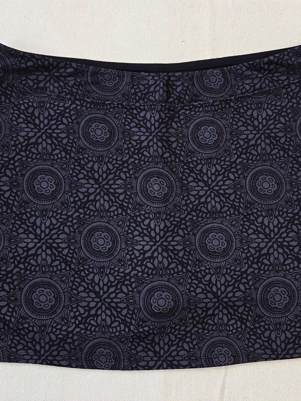 Tranquility by Colorado Clothing Black Medallion Print Mini Skirt